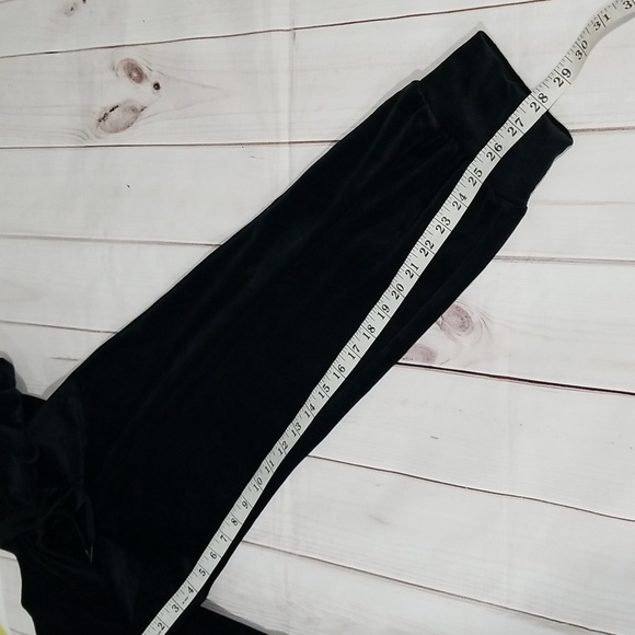 Victoria's Secret Women's Sweatpants Joggers Size L in Black Velvet - Picture 6 of 7